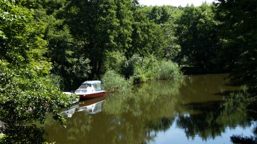 Brückenblick auf den Vielitzkanal in Lindow (Mark)
